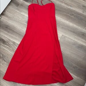 Elegant Red Women's Dress